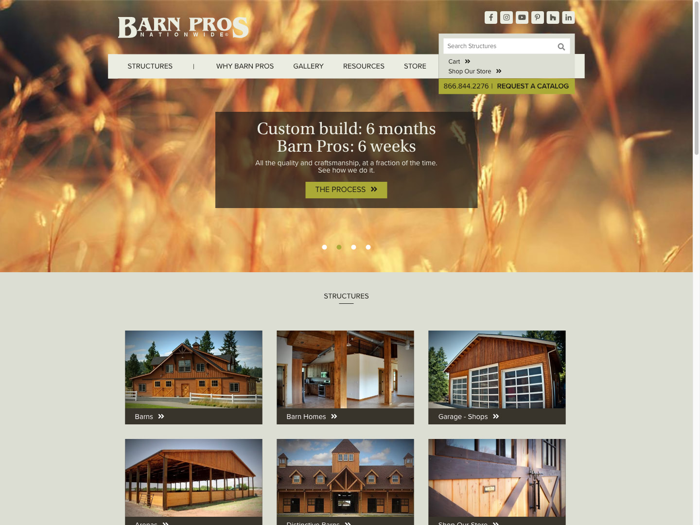 Barn Pros Website Design by Efinitytech Seattle