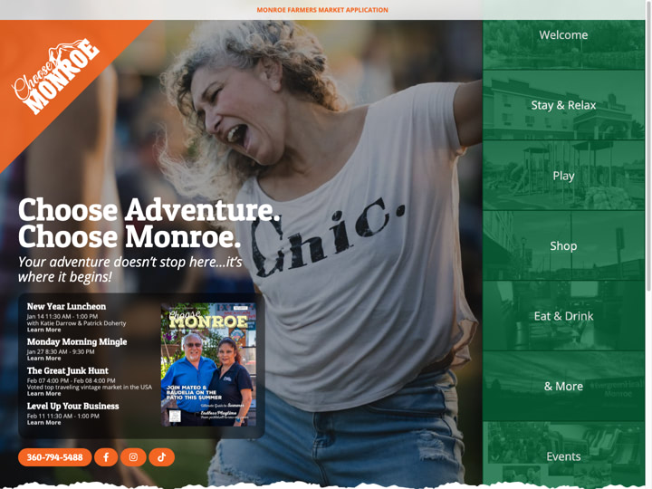 Choose Monroe Website Design by Efinitytech Seattle