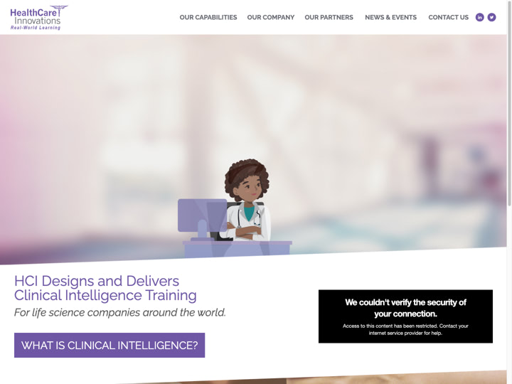 HCI Learning Website Design by Efinitytech Seattle