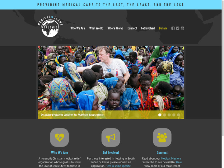 Medical Teams Worldwide Website Design by Efinitytech Seattle