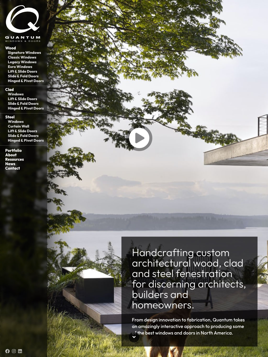 Quantum Windows Tablet Website Design by Efinitytech Seattle