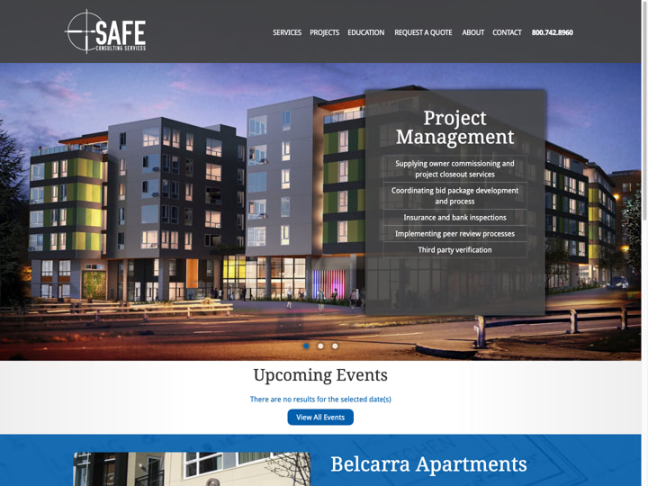 SafeConsulting.biz Website Design by Efinitytech Seattle