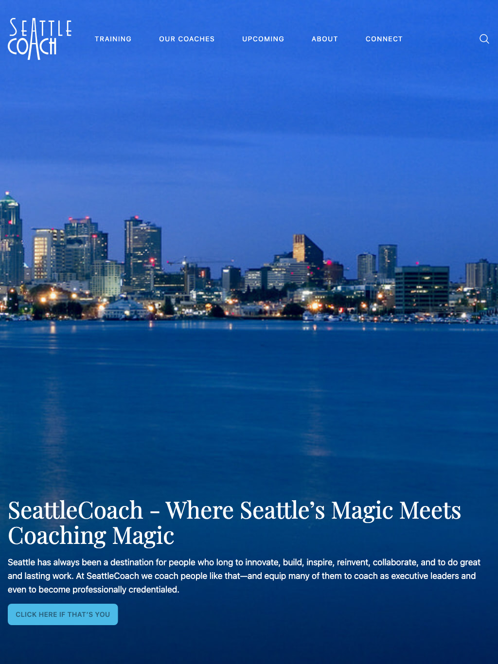 Seattle Coach Tablet Website Design by Efinitytech Seattle