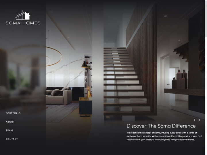 Soma Homes Website Design by Efinitytech Seattle