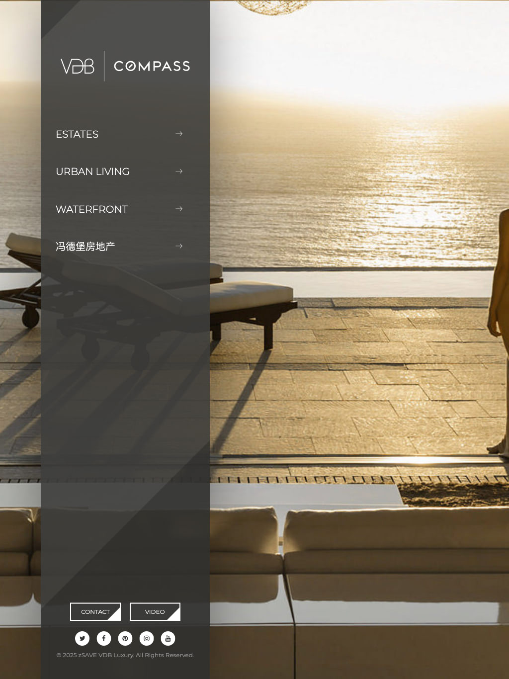 VDB Luxury Tablet Website Design by Efinitytech Seattle