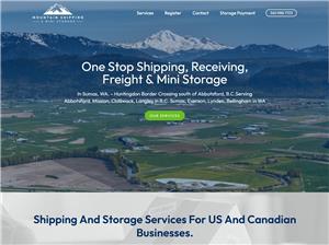 Mountain Shipping & Mini Storage Website Design by Efinitytech Seattle