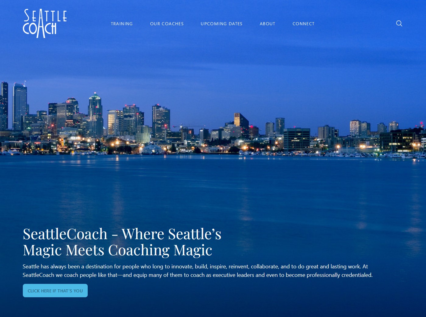 Seattle Coach Website Design by Efinitytech Seattle