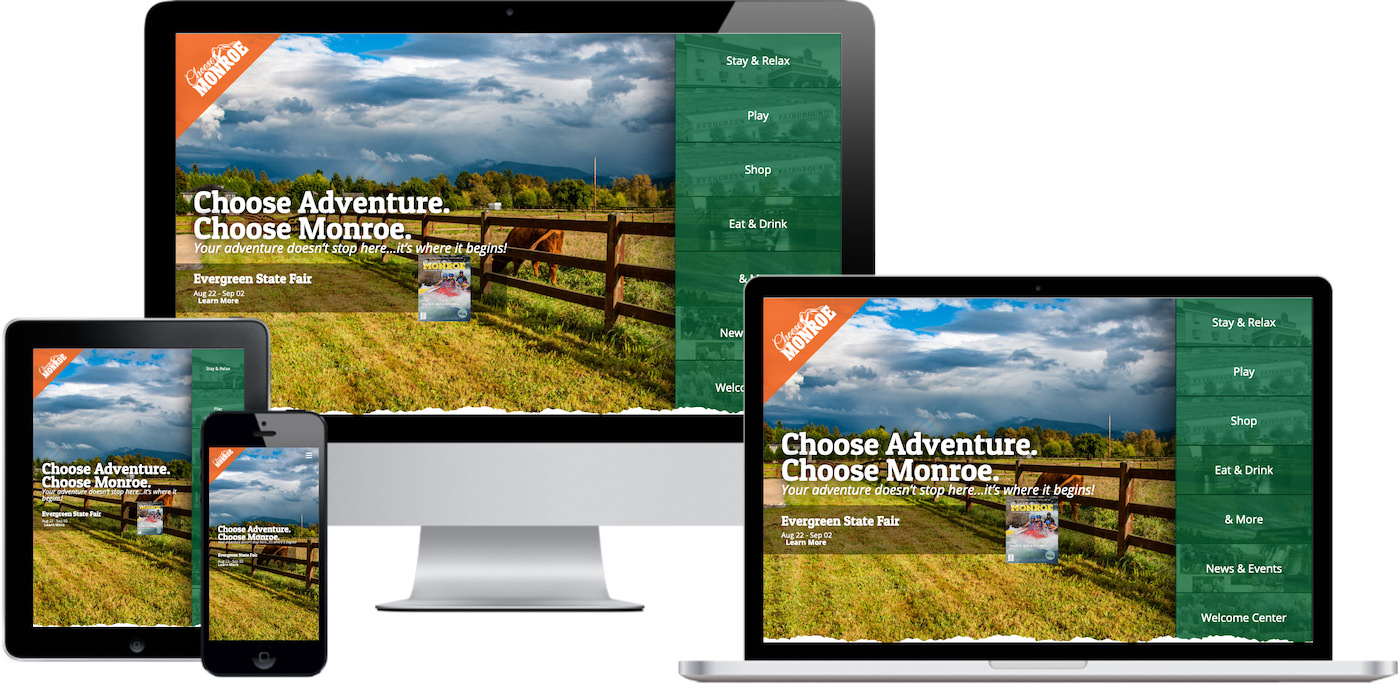 Choose Monroe Website Design by Efinitytech Seattle