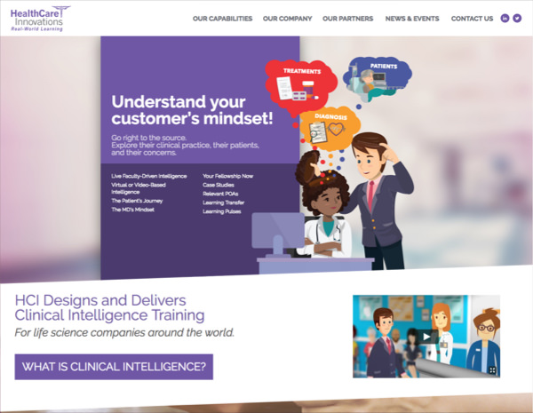 HCI Learning Website Design by Efinitytech Seattle