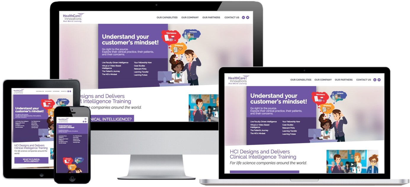 HCI Learning Website Design by Efinitytech Seattle