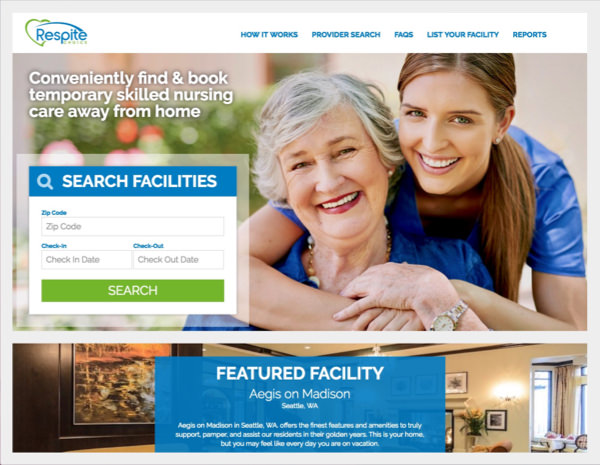 Respite Choice Website Design by Efinitytech Seattle