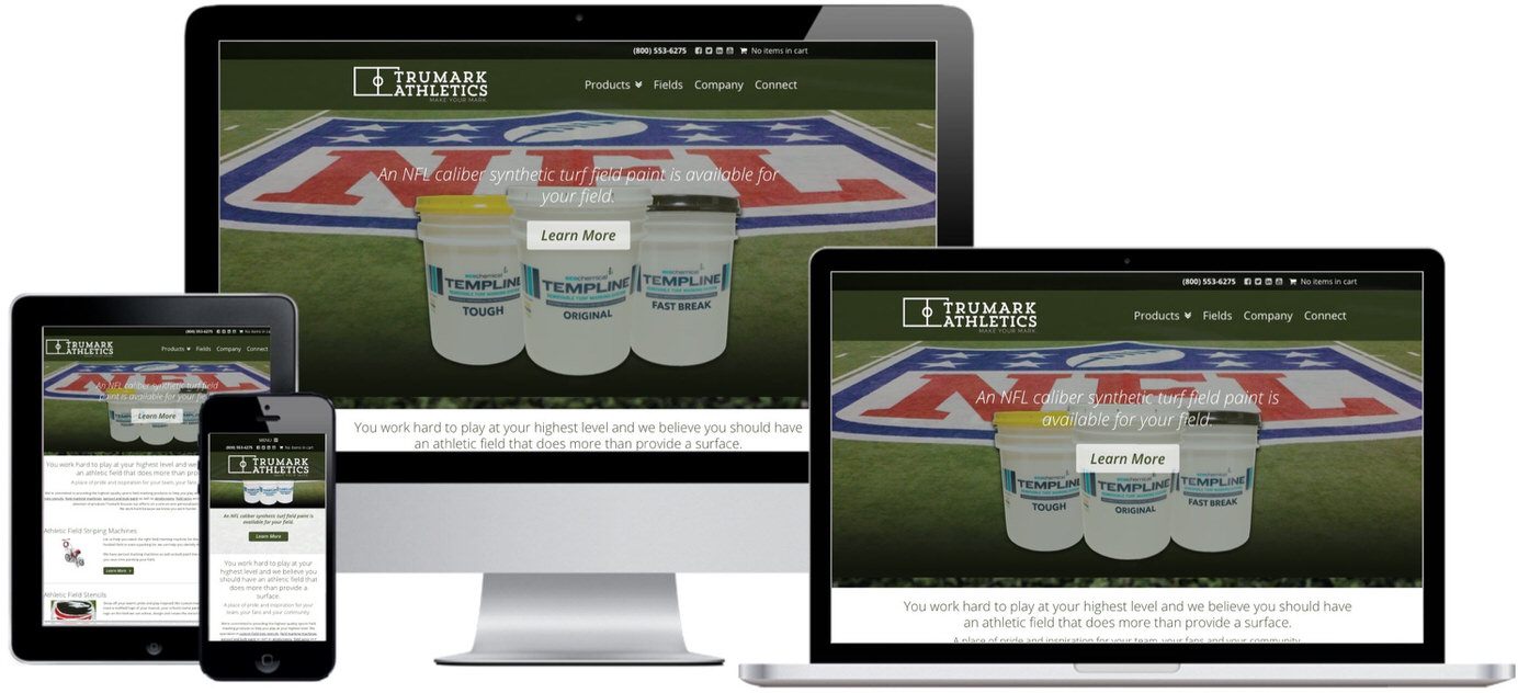 Trumark Athletics Website Design by Efinitytech Seattle