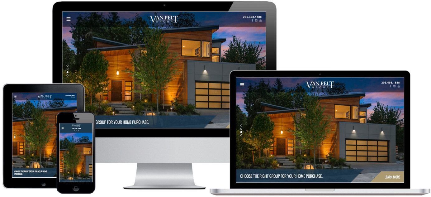 Van Pelt Group Website Design by Efinitytech Seattle