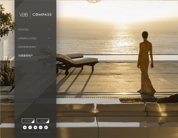 VDB Luxury Website Design by Efinitytech Seattle